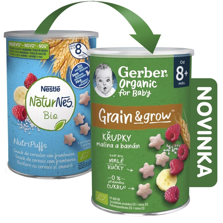 Gerber Bio-Himbeer-Bananen-Chips 35 g