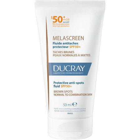 Ducray Protective Fluid SPF50+ împotriva petelor pigmentare 1x50 ml 50 ml