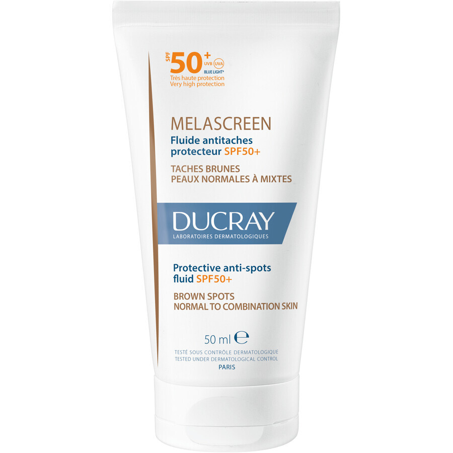 Ducray Protective Fluid SPF50+ împotriva petelor pigmentare 1x50 ml 50 ml