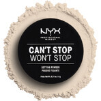 NYX Professional Makeup Maquillage professionnel Maquillage professionnel Maquillage professionnel Can't Stop Won't Stop Poudre de réglage Poudre de réglage - 01 Light 6 g