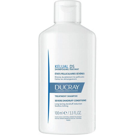 Ducray Kelual DS Shampoo per forfora severa con arrossamento intenso del cuoio capelluto e prurito 100 ml