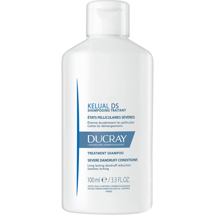 Ducray Kelual DS Shampoo per forfora severa con arrossamento intenso del cuoio capelluto e prurito 100 ml