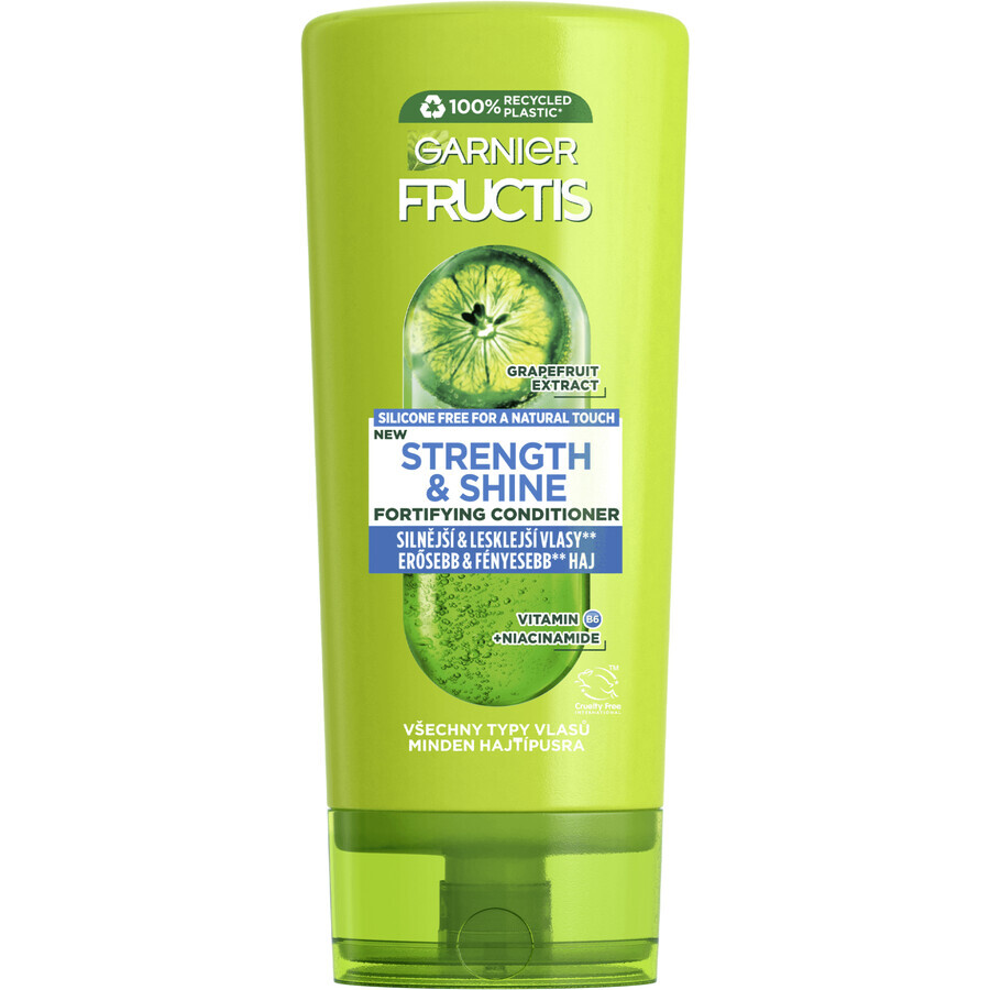 Garnier Fructis Strength & Shine Strengthening Conditioner for all hair types without shine and resistance, 200 ml