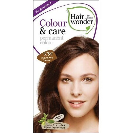 Haarwonder Natuurlijke Langhoudende Kleur Chocoladebruin 5.35 100 ml