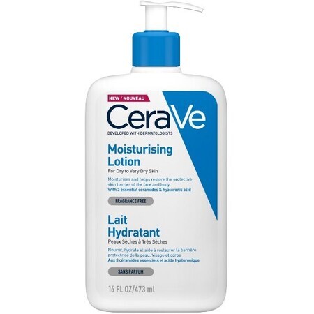 CeraVe Loción hidratante para pieles secas a muy secas 473 ml