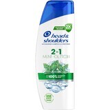 Head & Shoulders Menthol Fresh 2in1 anti-roos shampoo en conditioner 330 ml