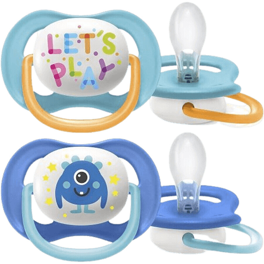 Philips Avent Ultra air play pacifier 6-18m girl/boy 2 pcs