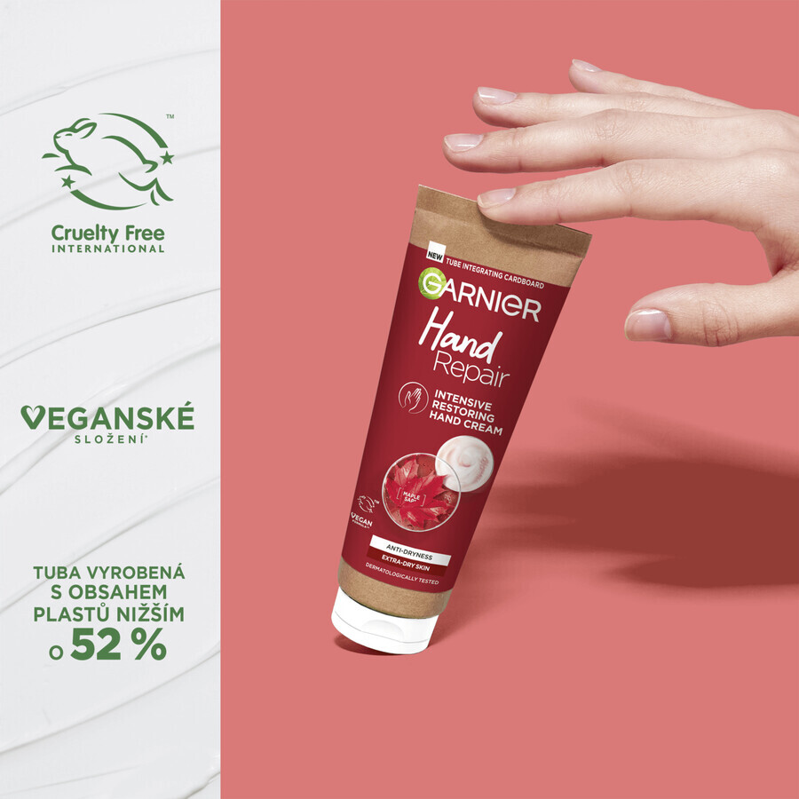 Garnier Intensive Renewing Hand Cream pentru piele foarte uscată, 75 ml