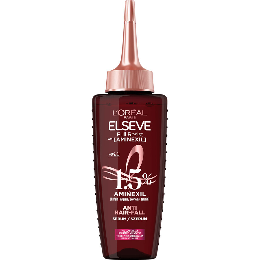 L'Oréal Paris Elseve Elseve Full Resist [Aminexil] sérum para cabellos débiles con tendencia a la caída, 102 ml