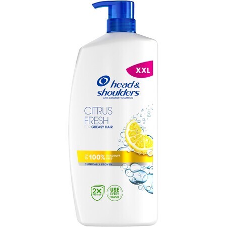 Head & Shoulders Antiroosshampoo met verse citrusvruchten 800 ml