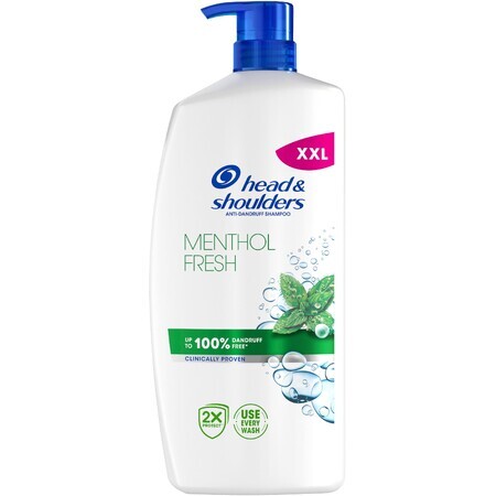 Head & Shoulders Mentholfrisse antiroosshampoo, 800 ml