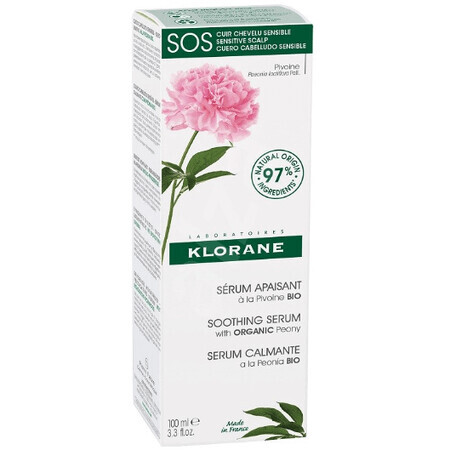 Klorane Sérum apaisant au SOS bio cuir chevelu sensible 100 ml