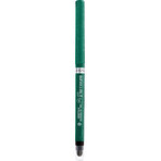 L'Oréal Paris Infaillible Grip 36h Lápiz de ojos automático de gel verde, 5 g