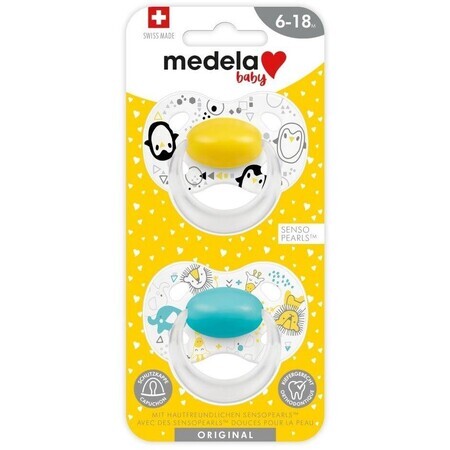 Medela unisex pacifier Medela 6-18m 2 pcs