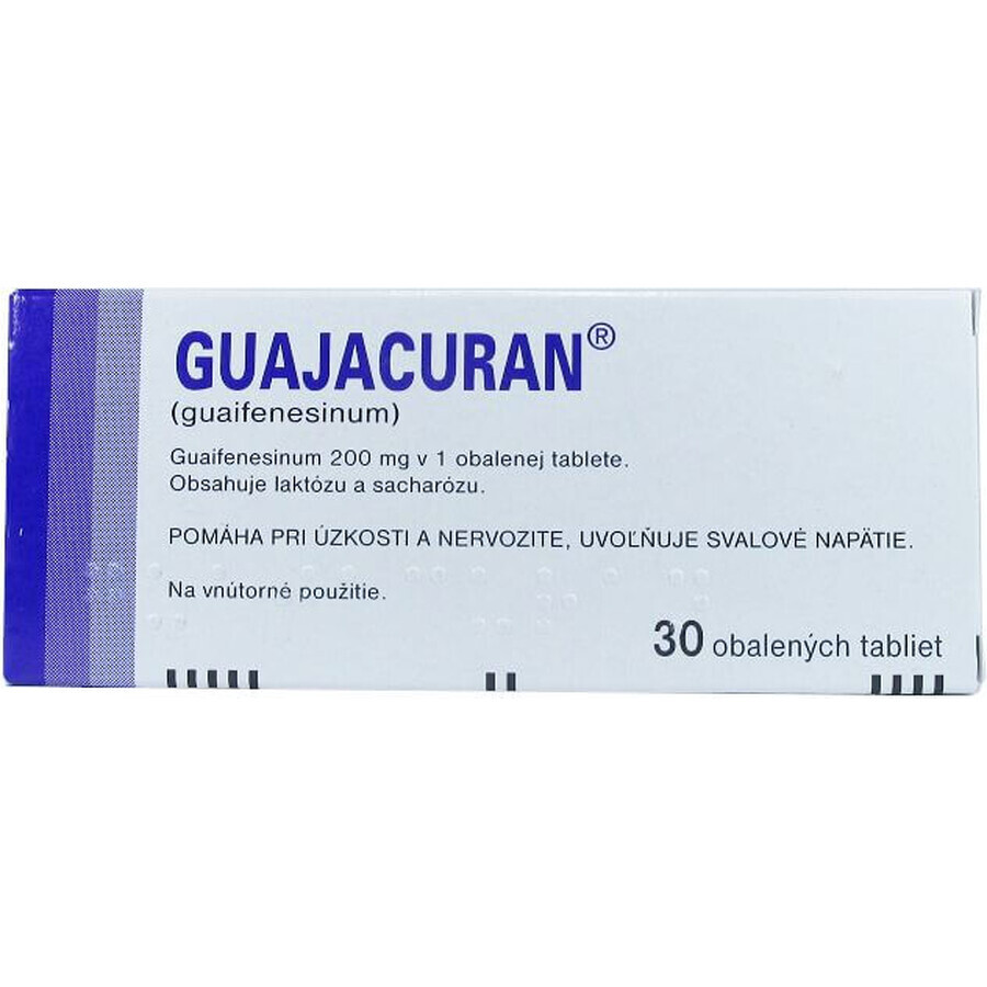 Guaiacuran 200mg, 30 comprimés