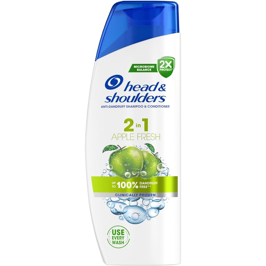 Head & Shoulders Apple Fresh 2in1 anti-roos shampoo 330 ml