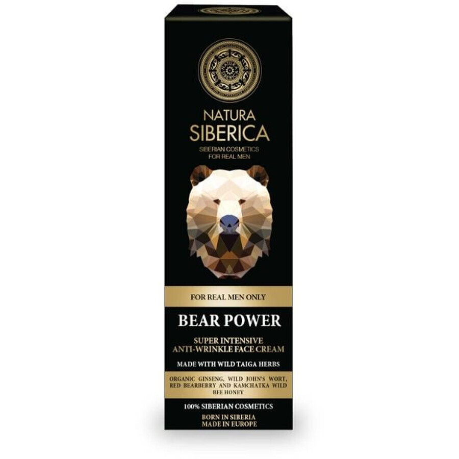 Natura Siberica Men Super Intensive Anti-Wrinkle Cream Bear Power 50 ml