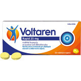 Voltaren Rapid 25 mg soft capsules for fast pain relief with anti-inflammatory effect 20 soft capsules