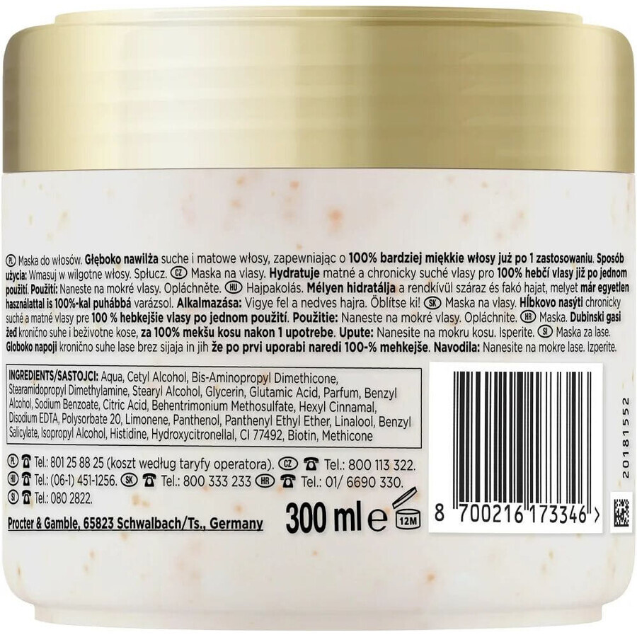 Pantene Pro-V Miracles Pro-V Miracles Deep Hydration Intensive Hair Mask, Intensive Biotin Hair Mask for Dry Hair 300 ml