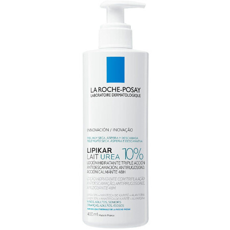 La Roche-Posay Lipikar 10% UREA lozione corpo per pelli molto secche, ruvide e desquamate 400 ml