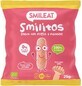 Smileat Bio Mais chips Smilitos met aardbei en banaan smaak 25 g