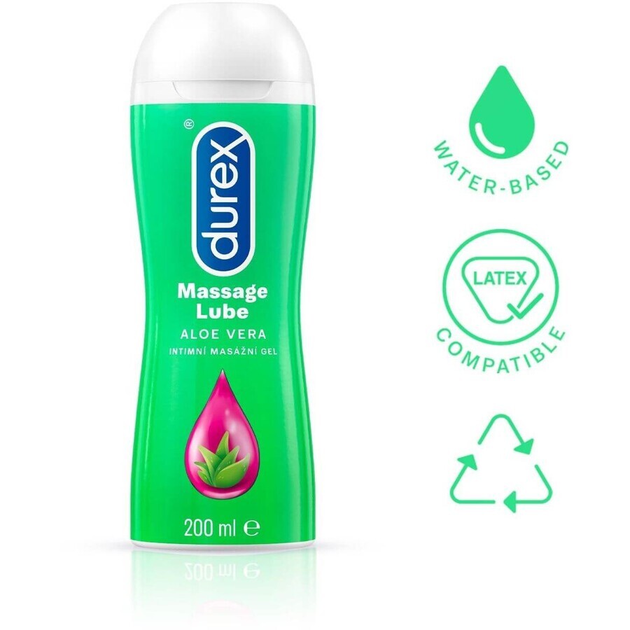 Durex Glijmiddel Play Massage Gel 2in1 met Aloë Vera 200 ml