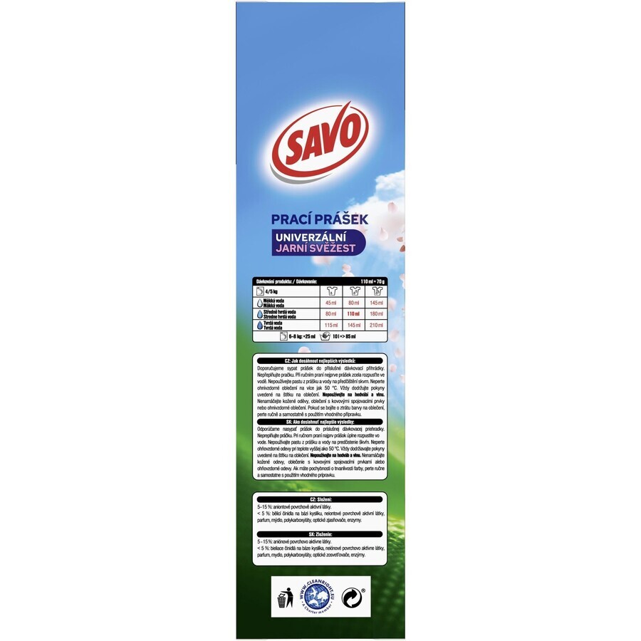 Savo Universeel Springfris waspoeder 3.29 kg