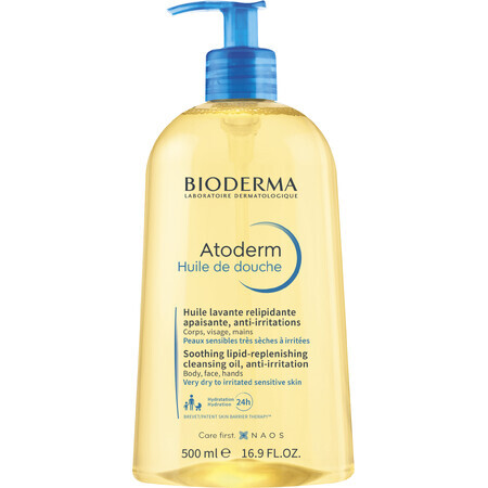 Bioderma Atoderm Huile de Douche pour peaux très sèches à atopiques 500 ml