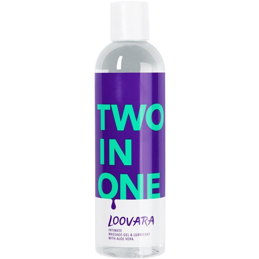 Loovara Twoinone massage- en glijgel 250 ml