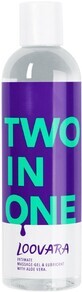 Loovara Twoinone massage- en glijgel 250 ml