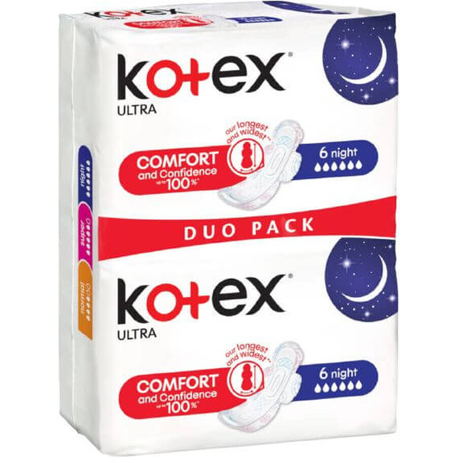 Kotex ® UT Night Einlagen 12 Stück