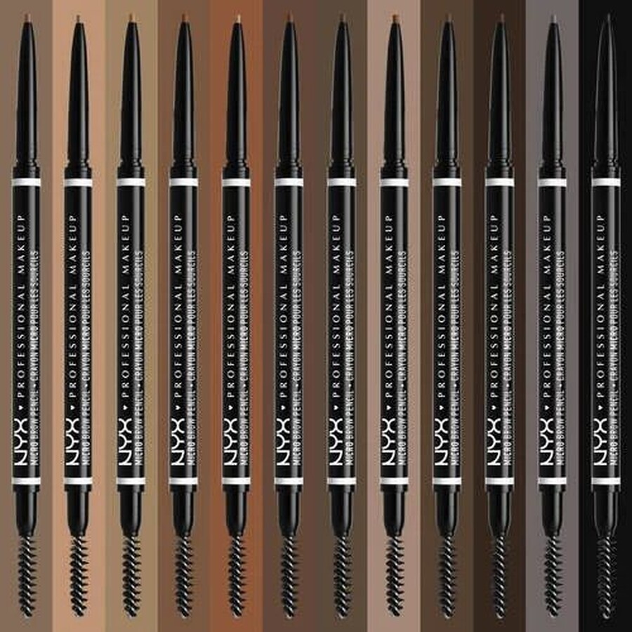 NYX Professional Makeup Micro Brow Pencil Crayon à sourcils - 05 Ash Brown 0.09 g