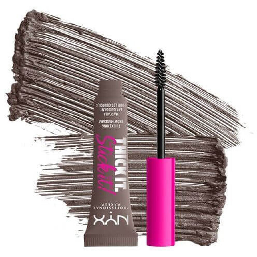 NYX Professionele Make-up Thick It Stick It Wenkbrauw Mascara - 07 Cool Ash Brown 7ml