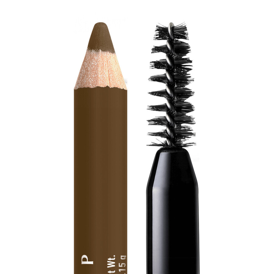 NYX Professional Makeup Powder Louder Brow Pencil Augenbrauenstift, weiches Braun