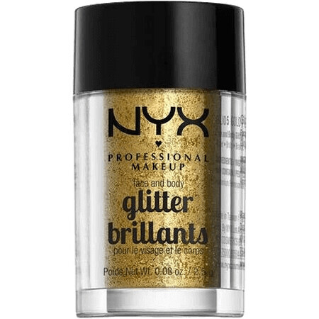 NYX Professional Makeup Face & Body Glitter Glitter - Gold 2.5 g