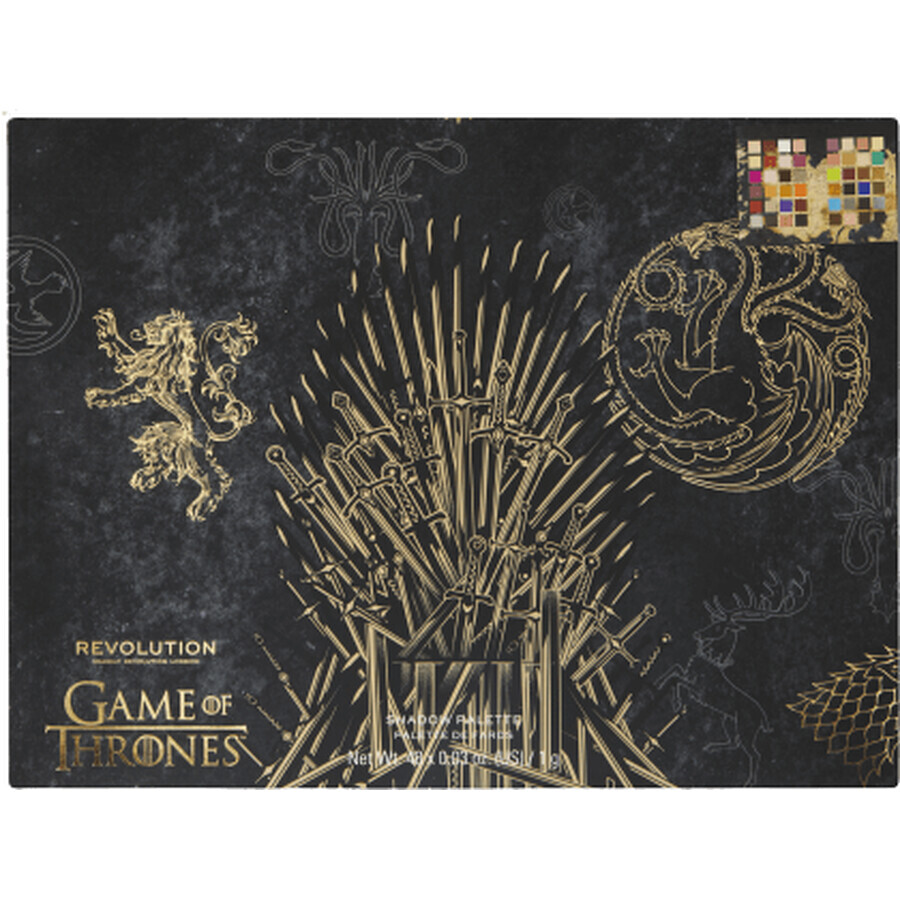 Revolution X Game of Thrones Game of Thrones Westeros Map Palette, palette d'ombres à paupières