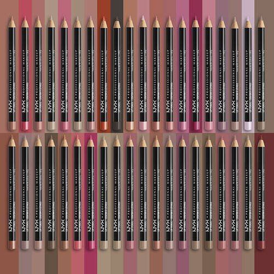 NYX Professional Makeup Slim Lip Pencil Lápiz de contorno de labios - rosa pálido 1 g