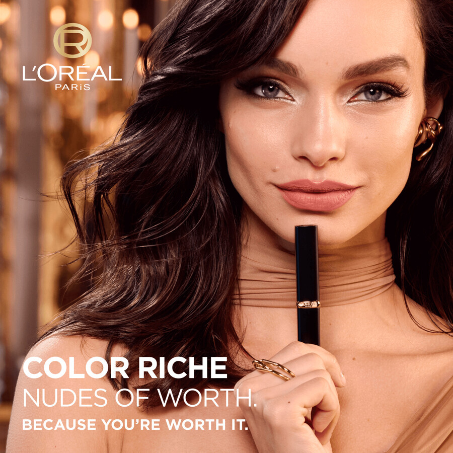 L'Oréal Paris Colour Riche Intense Barra de labios mate volumen intenso 601 worth, 1,8 g