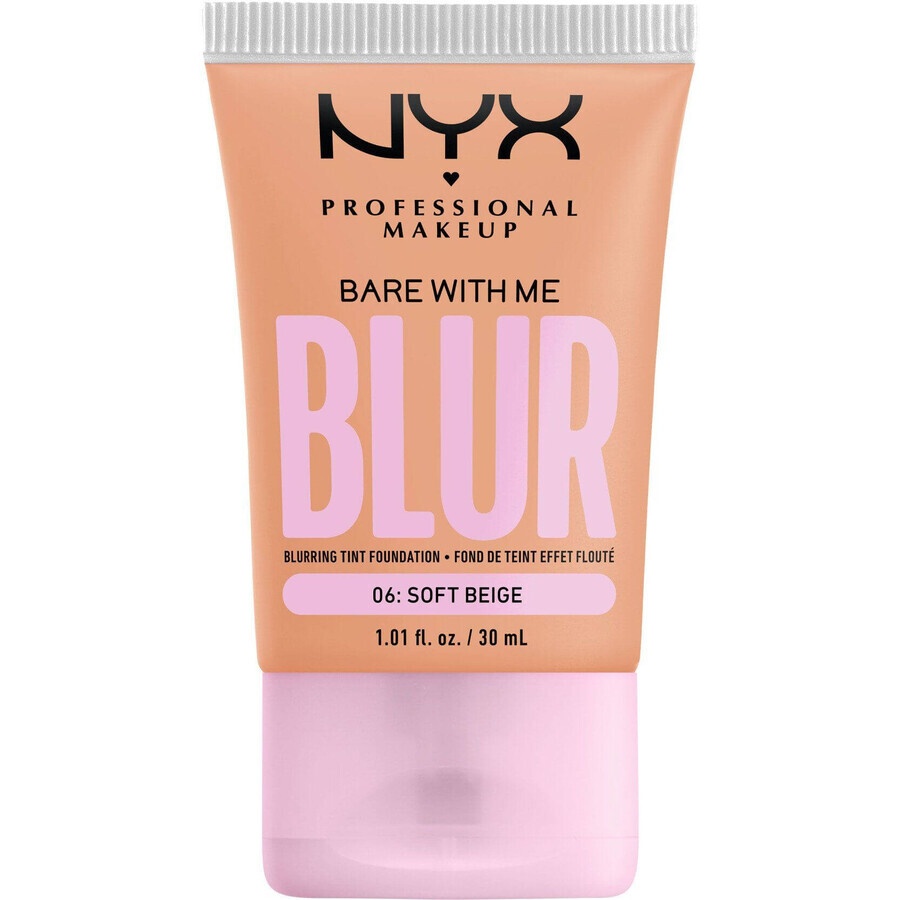 NYX Professionele Make-up Bare With Me Blur Tint 06 Zacht Beige, 30 ml