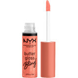 NYX Professional Makeup Butter Butter Lip Gloss Lip Gloss bling 02 Ausgetropft