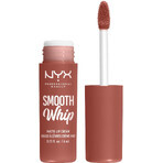 NYX Professional Makeup Smooth Whip Smooth Whip Matte Lip Cream 04 Barra de labios líquida mate Teddy Fluff, 4 ml