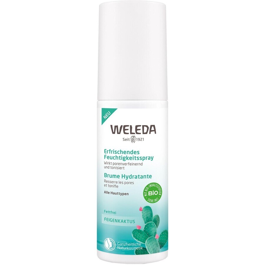 Weleda Opuntia Brume hydratante pour le visage 100 ml