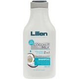 Lilien shampoo voor alle haartypes 2in1 Kokosmelk 350 ml