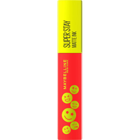 Maybelline New York Superstay Matte Ink Moodmakers 445 Energizer Liquid Lipstick, 5 ml