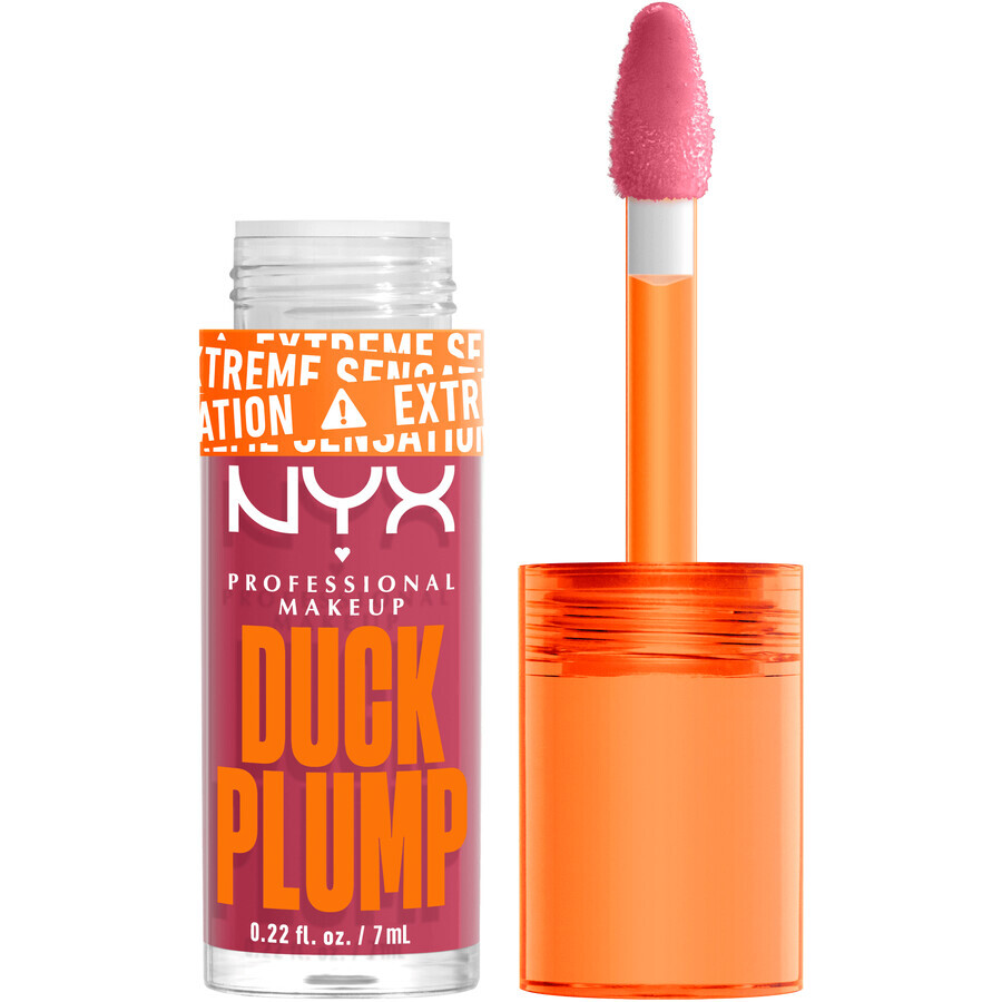 NYX Professionele Make-up Duck Plump Lip Gloss 09 Schitterende roos 7 ml