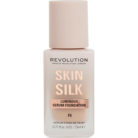 Revolution Skin Silk Silk Serum Foundation Foundation F5 Makeup 23 ml