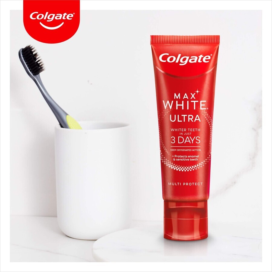 Colgate Max White Ultra Active Foam, pastă de dinți de albire 50 ml