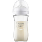 Philips Avent Natural Response Glass feeding bottle 240 ml, 1m+