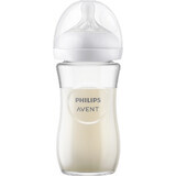 Philips Avent Natural Response Glazen zuigfles 240 ml, 1m+