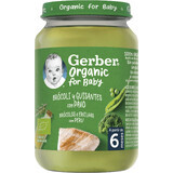 Gerber Bio-Brokkoli mit Erbsen und Pute 190 g